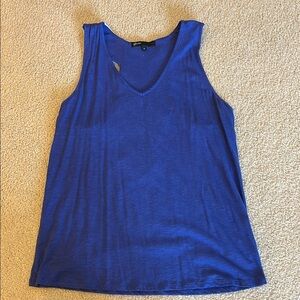 Gibson Blue Sleeveless Relaxed Tank Top